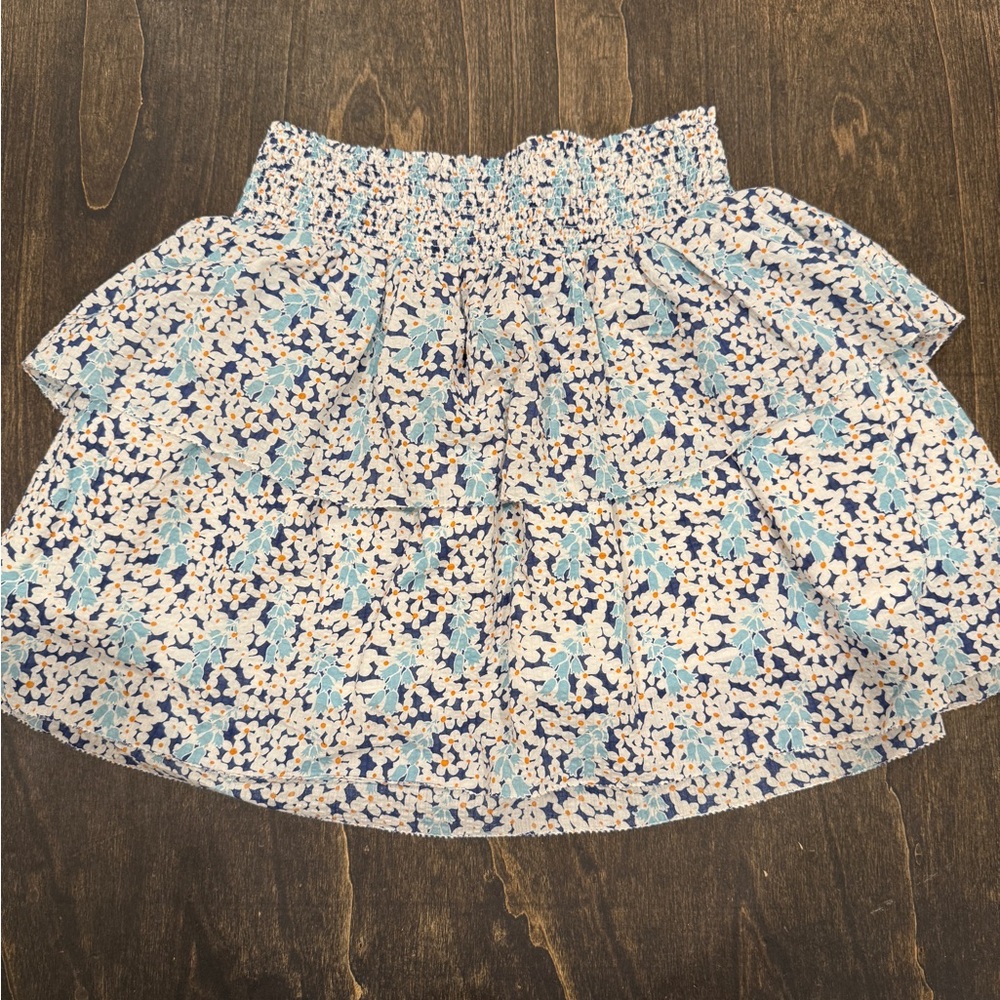 Sundays Blue and White Floral Skirt